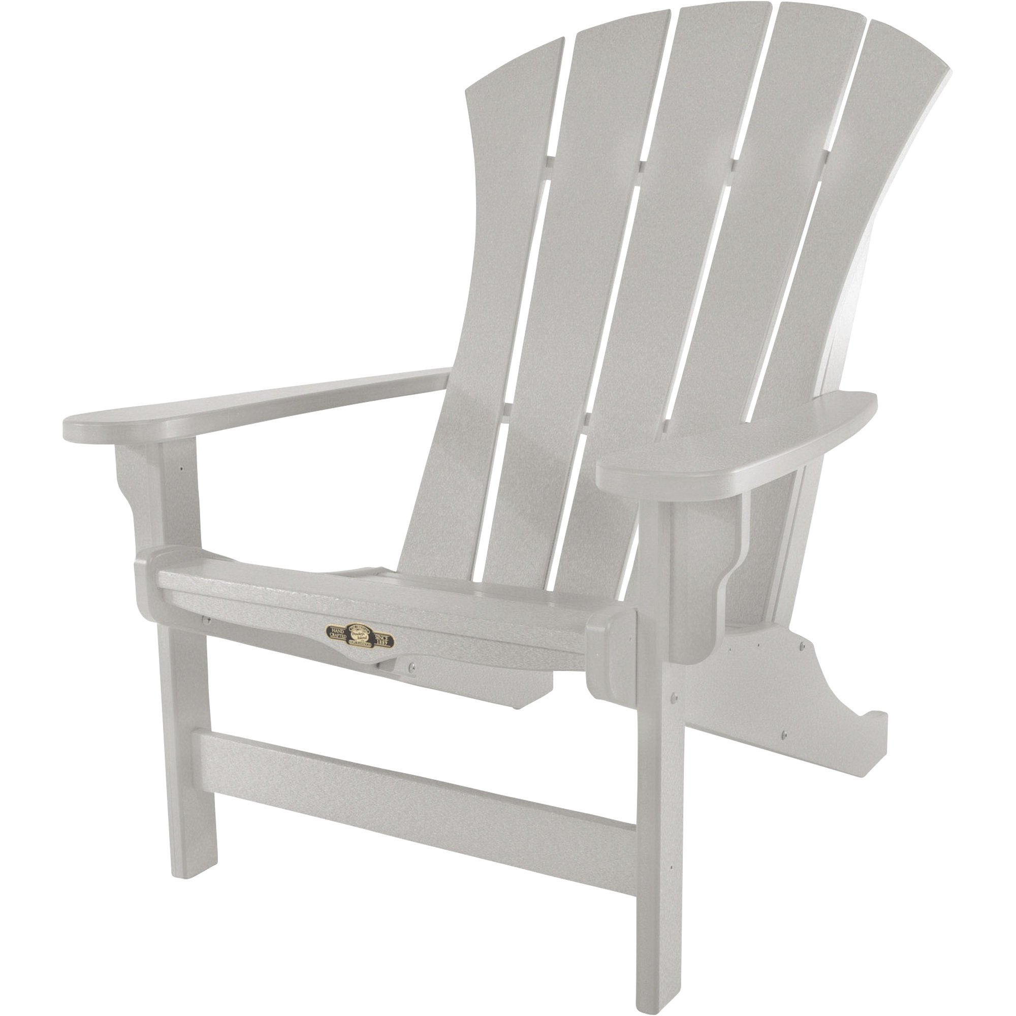All Weather Capterra Casual Flat Back Adirondack Chair Made of 100% Recycled Plastic Bottle Caps